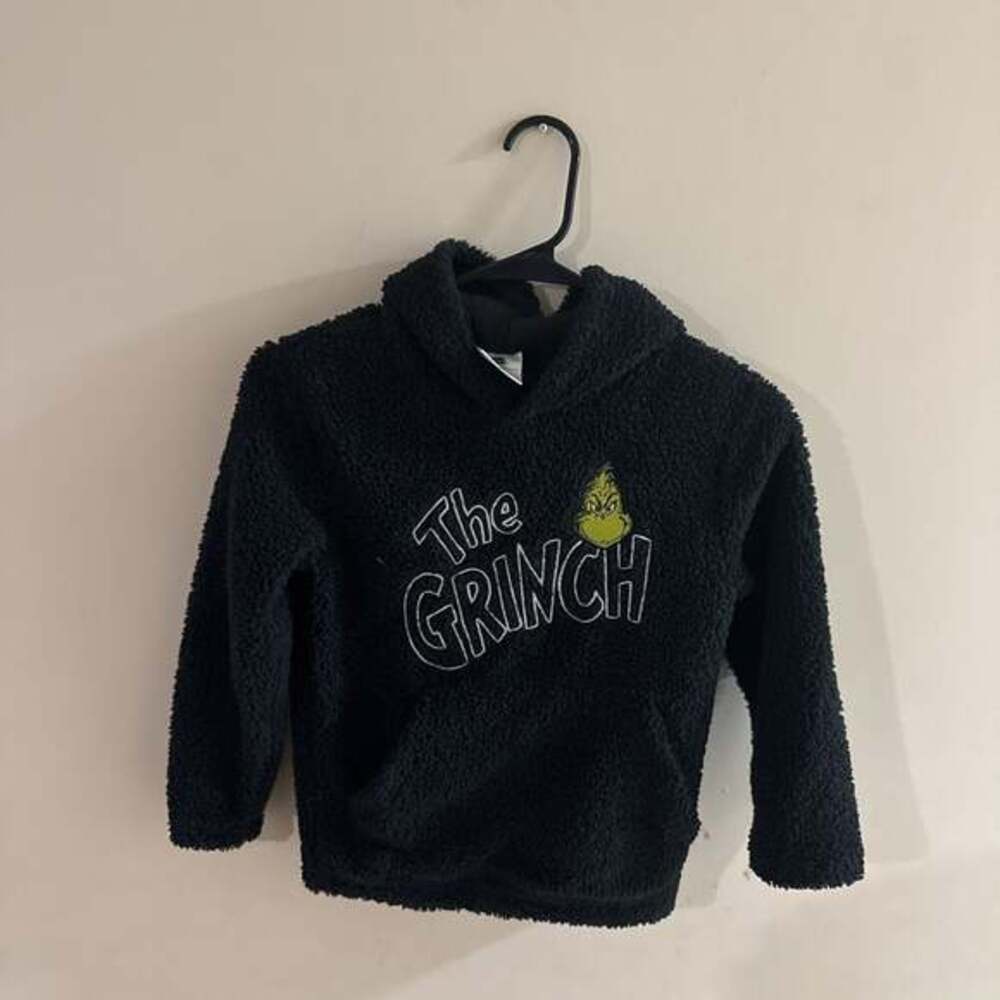 Universal Studios "The Grinch" Black Sherpa Hoodie - XS